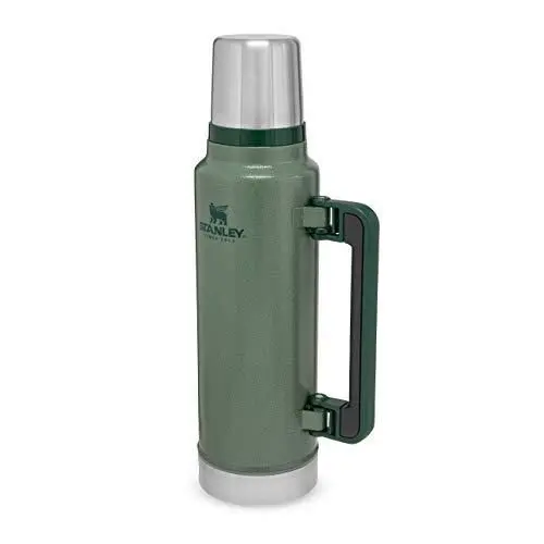 Stanley Classic Legendary Bottle 1L _ 1_1QT Hammertone Green â€“ BPA FREE Stainless Steel Thermos _ Keeps Cold or Hot for 24 Hours _ Leakproof Lid Doubles as Cup _ Dishwasher Safe - Very Good.webp