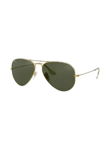 Aviador clásico dorado/verde