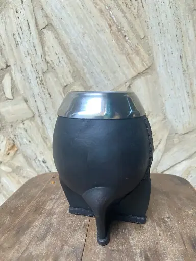 Mate Torpedo Acero Negro